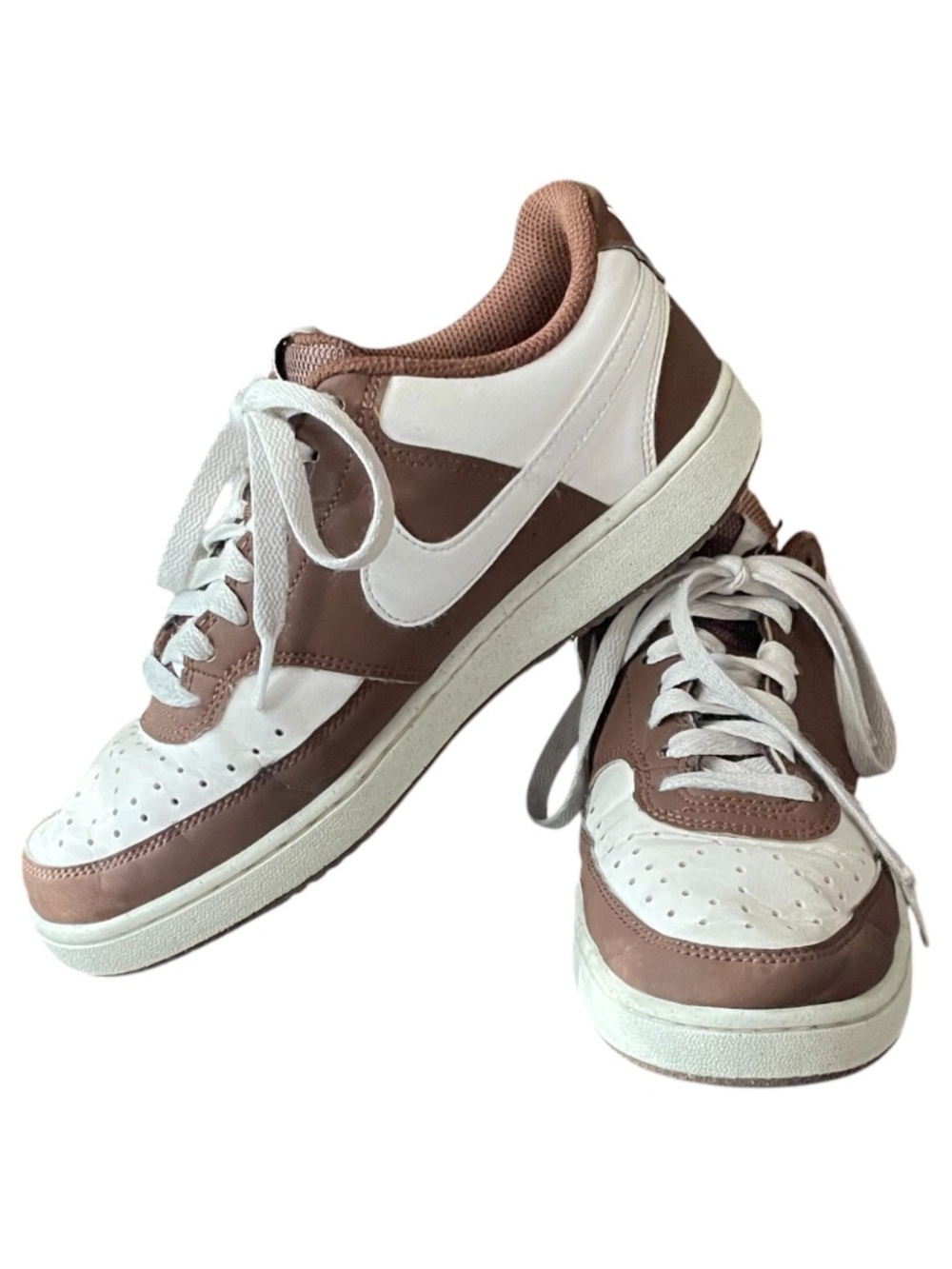 Nike Dunks Brown and White Sneakers Women’s Size 7.5
